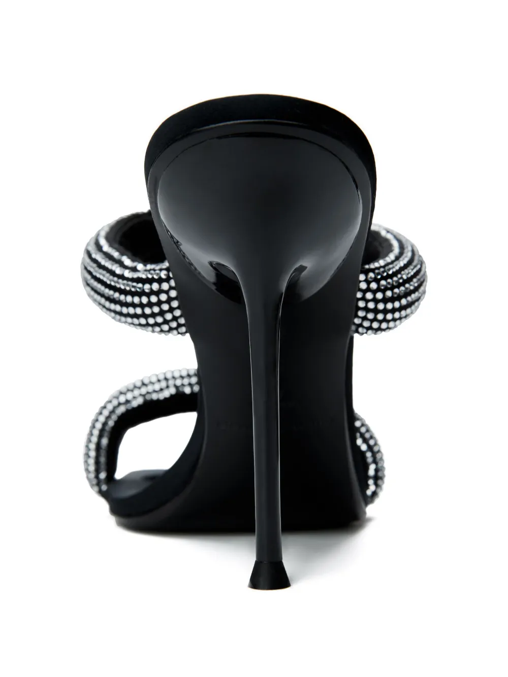 Alexander Wang crystal-embellished stiletto sandals Black