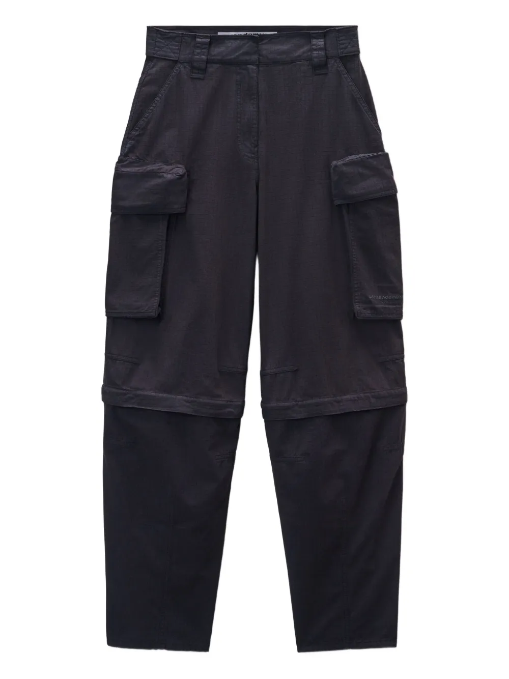 Alexander Wang Cargo broek met afneembaar vlak Zwart