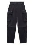 Alexander Wang detachable-panel cargo trousers - Black