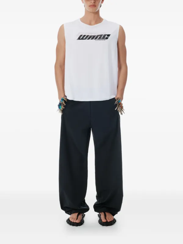 Alexander Wang レーザーカット トップ | ホワイト | FARFETCH JP