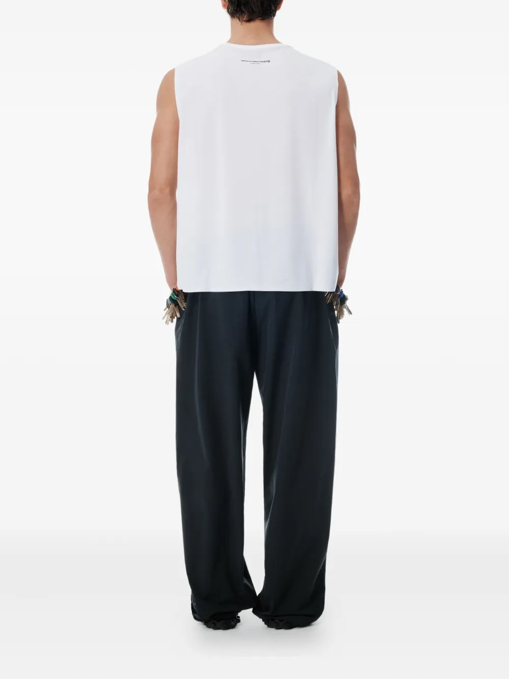 Alexander Wang Uitgesneden spencer Wit