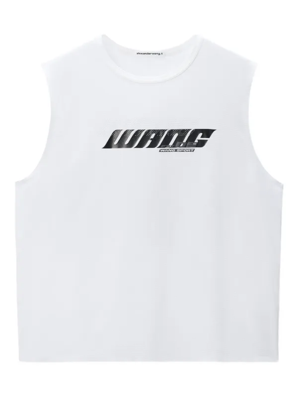 Alexander Wang laser-cut Vest White FARFETCH NO