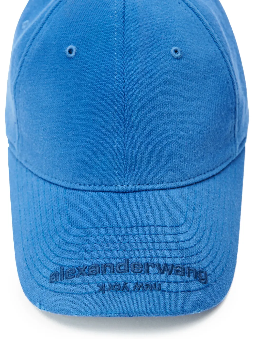 Alexander Wang Pet met geborduurd logo Blauw