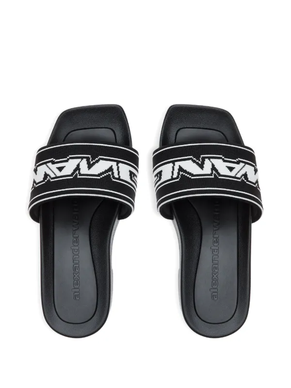 【Alexander Wang】プラットフォーム 厚底サンダル Alexander Wang プラットフォーム サンダル | ブラック