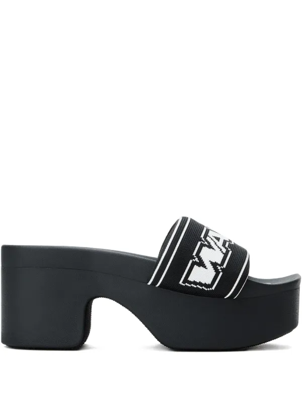 【Alexander Wang】プラットフォーム 厚底サンダル Alexander Wang プラットフォーム サンダル | ブラック