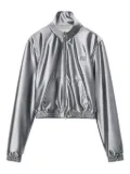 Alexander Wang satin track jacket - Silver