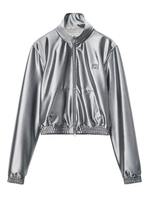 Alexander Wang satin track jacket