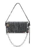 Alexander Wang studded chain-detailed shoulder bag - Black