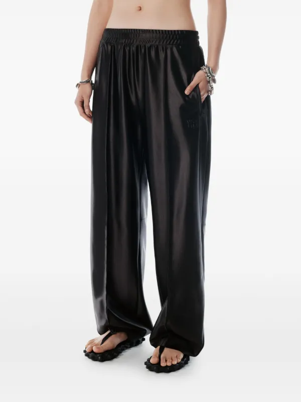 Alexander Wang サテン トラックパンツ | ブラック | FARFETCH JP