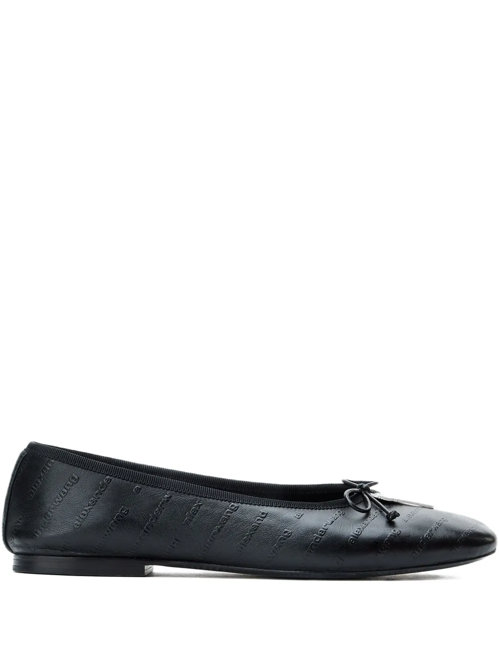 Alexander Wang key-detail quilted ballet flats Black