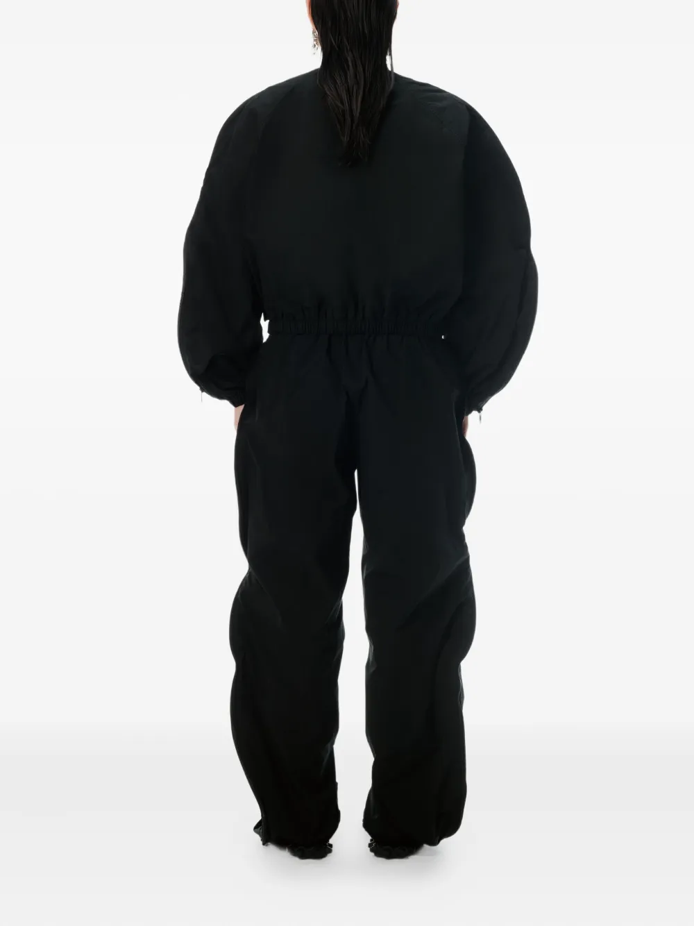 Alexander Wang Gedrapeerde trainingsbroek Zwart