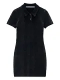 Alexander Wang ribbed polo dress - Black