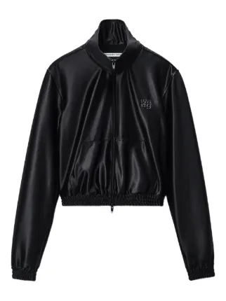 Alexander Wang サテン トラックジャケット | ブラック | FARFETCH JP
