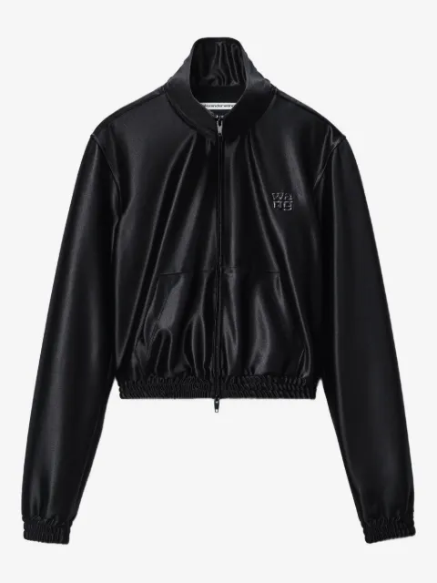 Alexander Wang satin track jacket