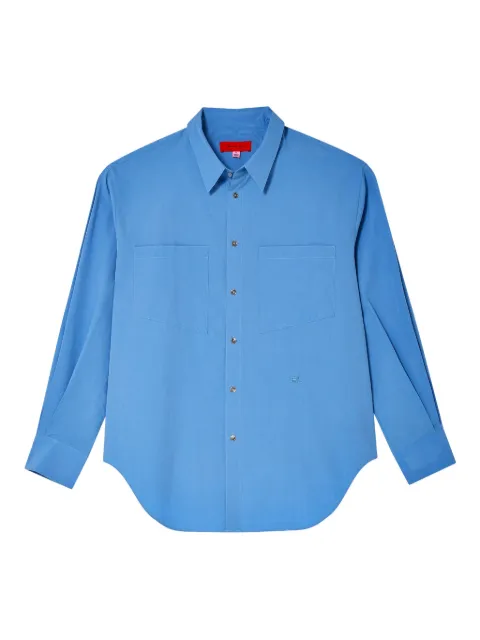 Eckhaus Latta camisa manga larga con botones