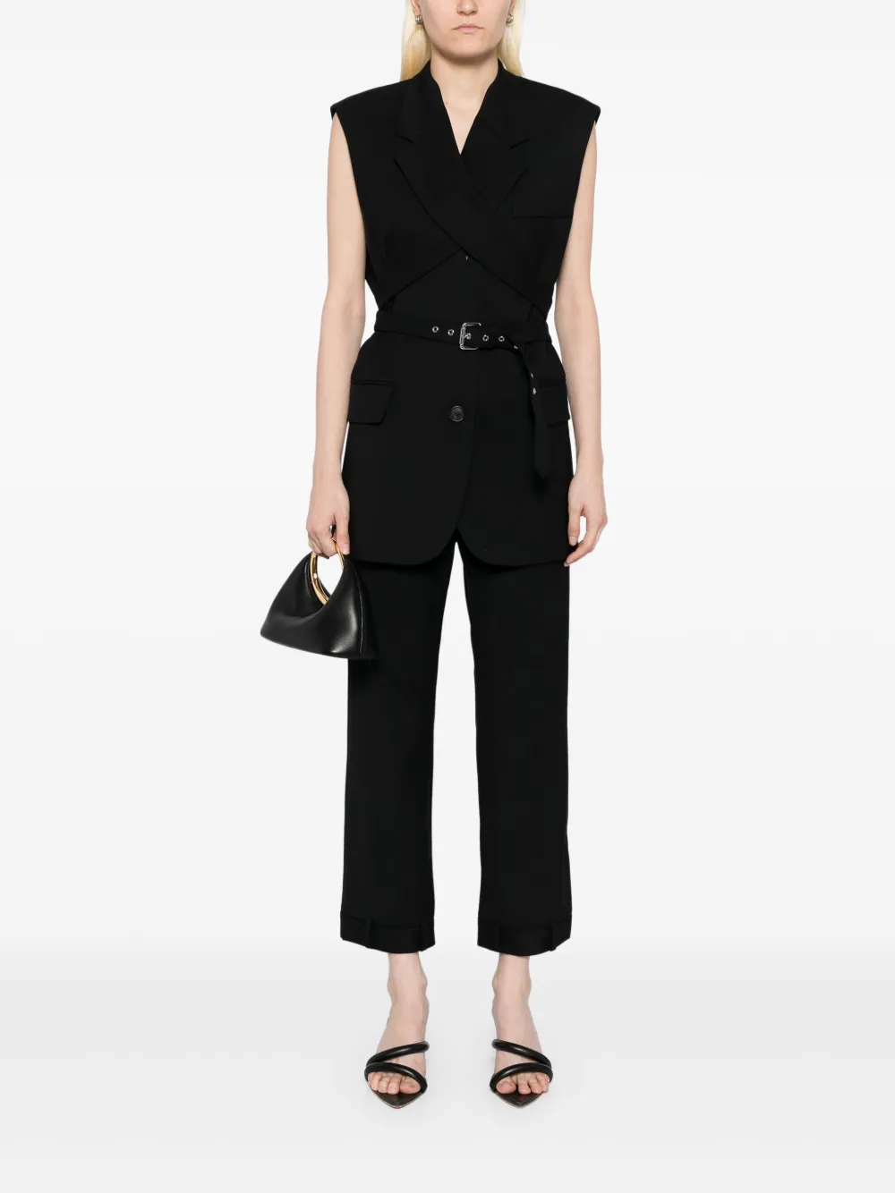 Monse Deconstructed broek - Zwart