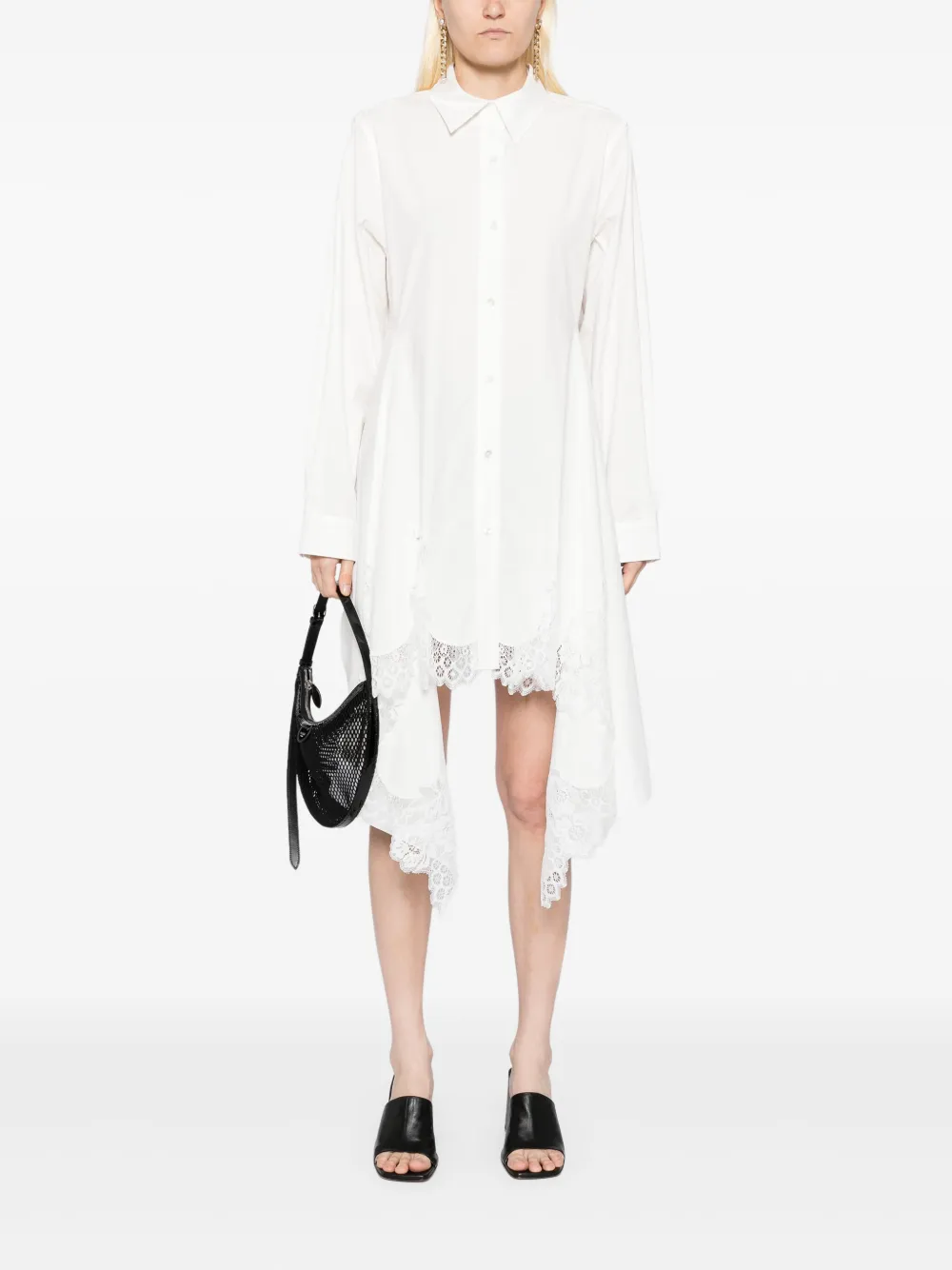 Monse Kanten blousejurk - Beige