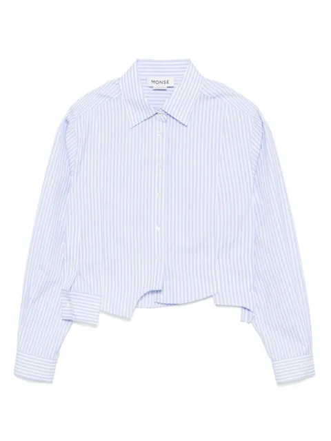 Monse paneled cropped shirt