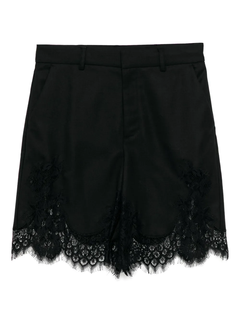Monse Shorts met kant Zwart
