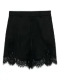 Monse lace tailored shorts - Black