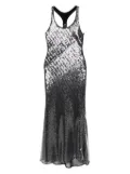 Monse sequin harness dress - Black