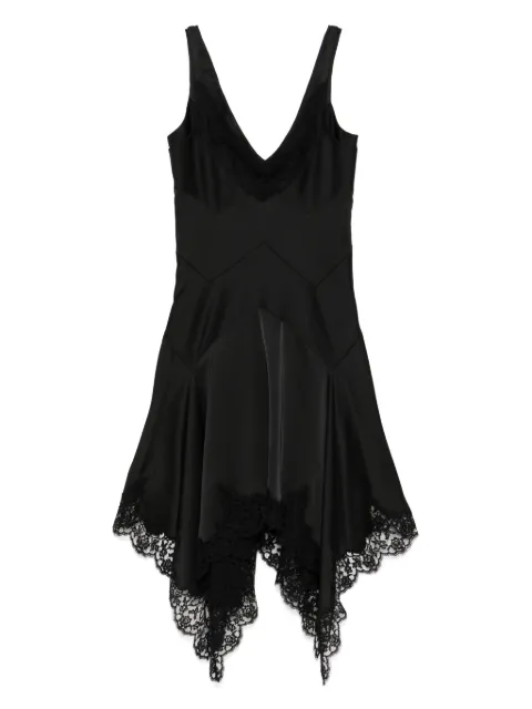 Monse triangle laced mini dress