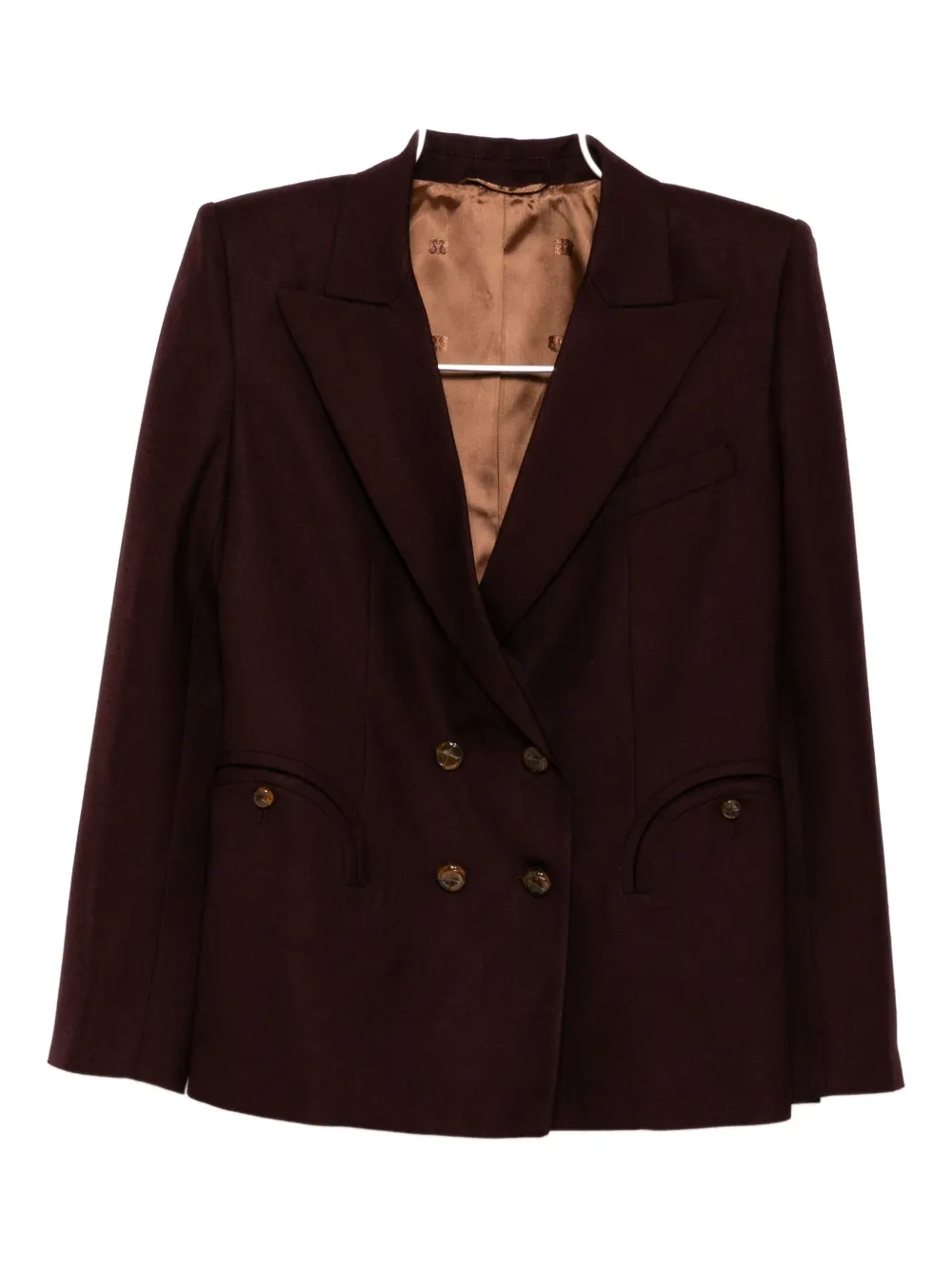 Blazé Milano Misaka Everynight Blazer In Burgundy