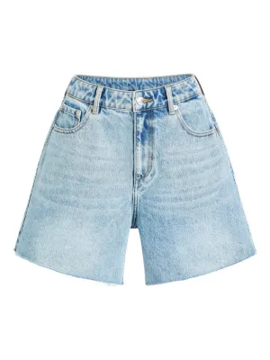 Alexander Wang Shorty ハイライズ デニムショーツ | ブルー | FARFETCH JP