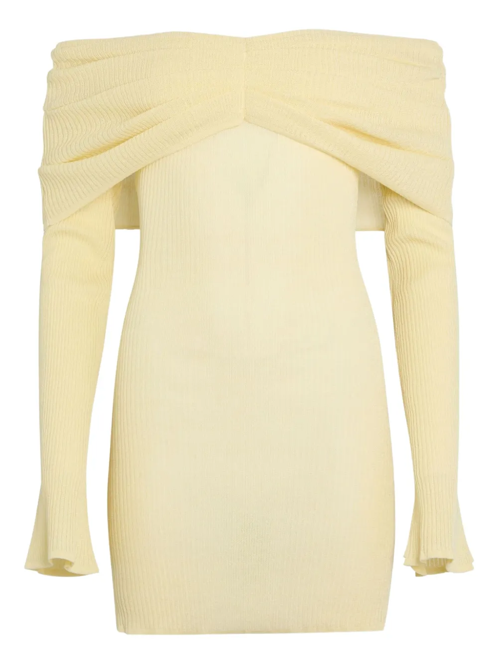 SER.O.YA vestido corto tejido Xen | amarillo | Image 1