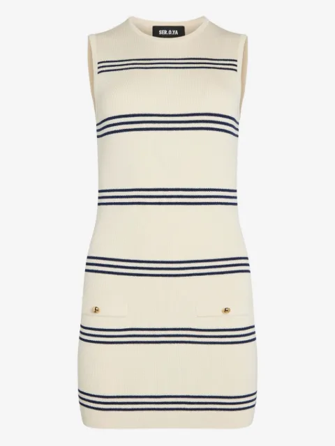 SEROYA Kir knitted mini dress