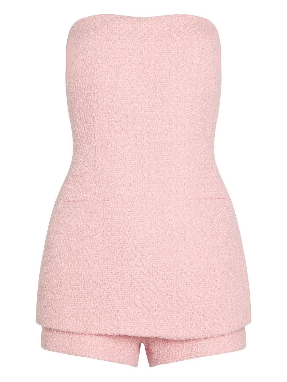 SER.O.YA Bouclé playsuit Roze