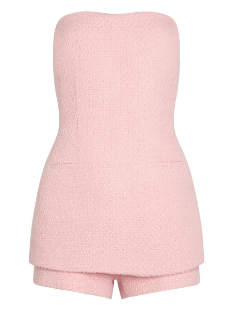 SER.O.YA bouclé playsuit