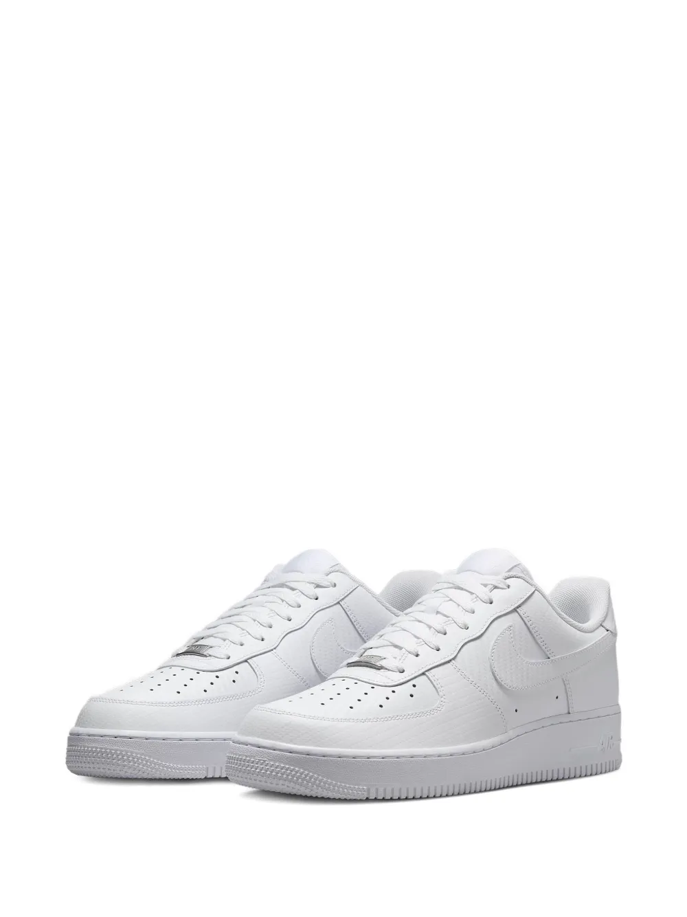 Nike low-top leather trainers Wit