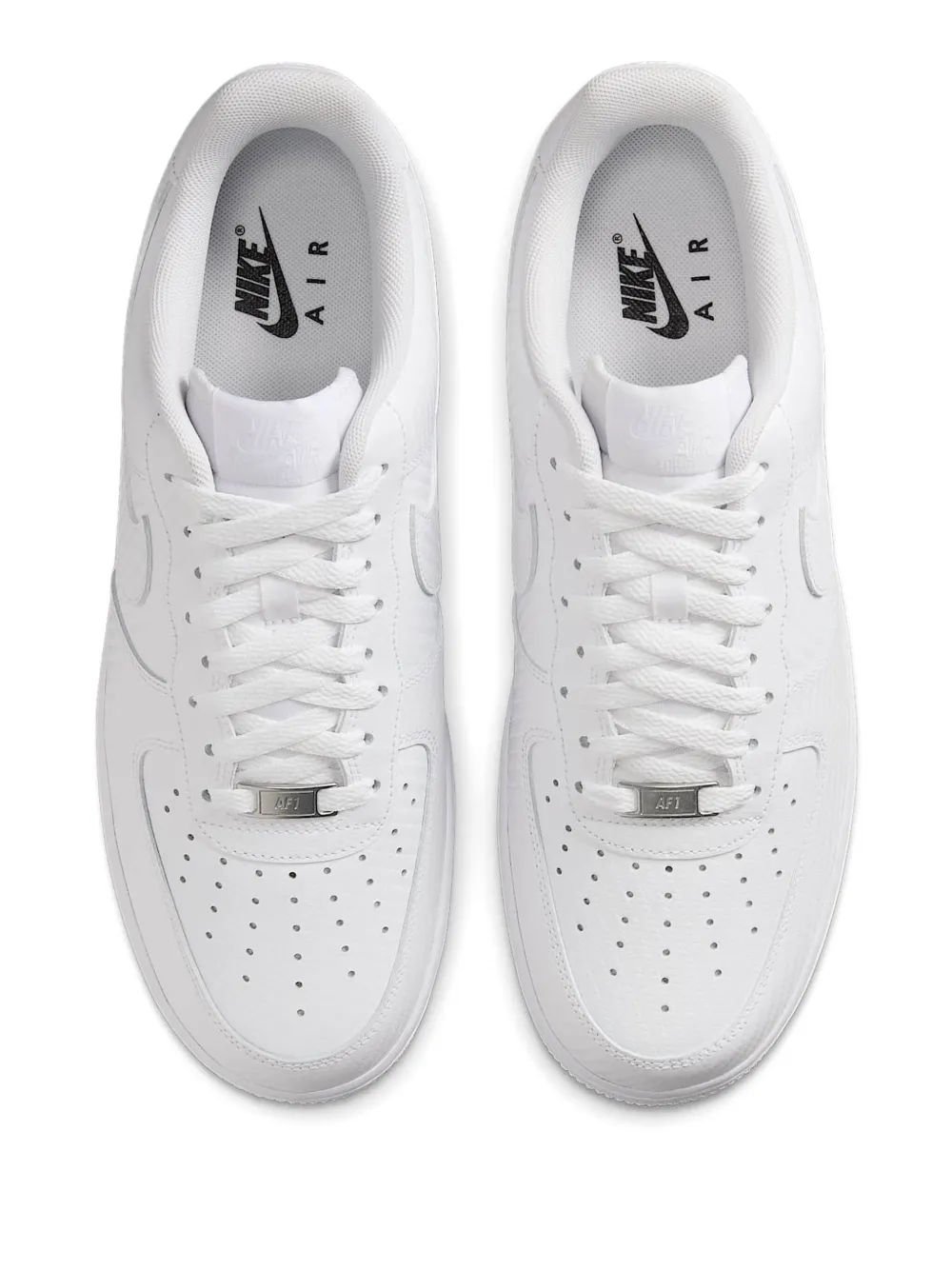 Nike low-top leather trainers Wit