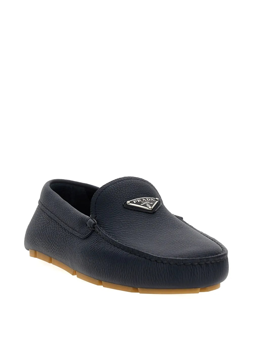 Prada Leren loafers - Blauw
