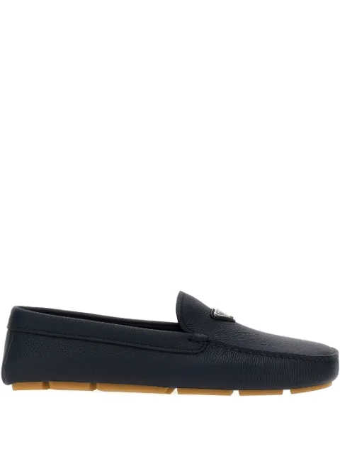 Prada leather loafers