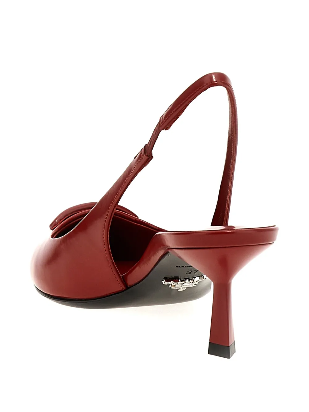 Prada Slingback kitten pumps Rood
