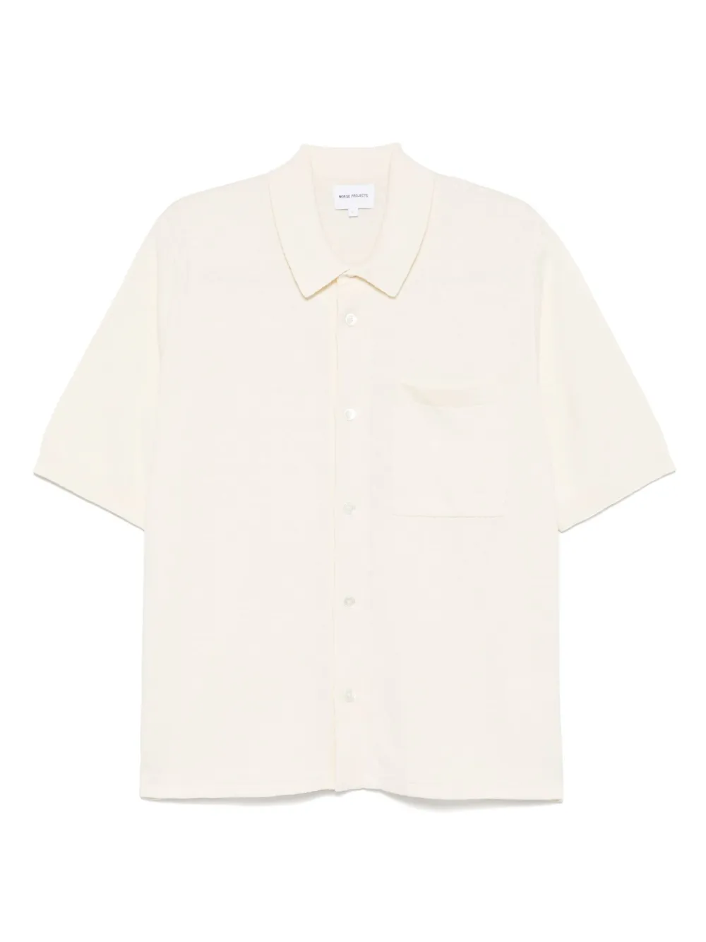 Norse Projects linen-cotton shirt | Neutrals | Image 1