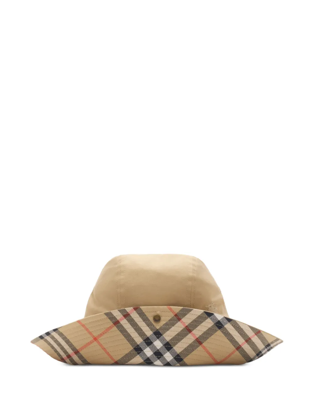 Burberry Check-print Cabardine Hat