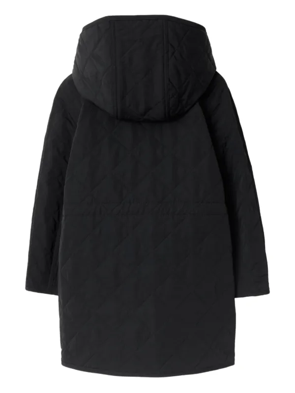 Burberry Kids キルティング フーデッド ジャケット Burberry Kids diamond-quilted Hooded Jacket | Neutrals