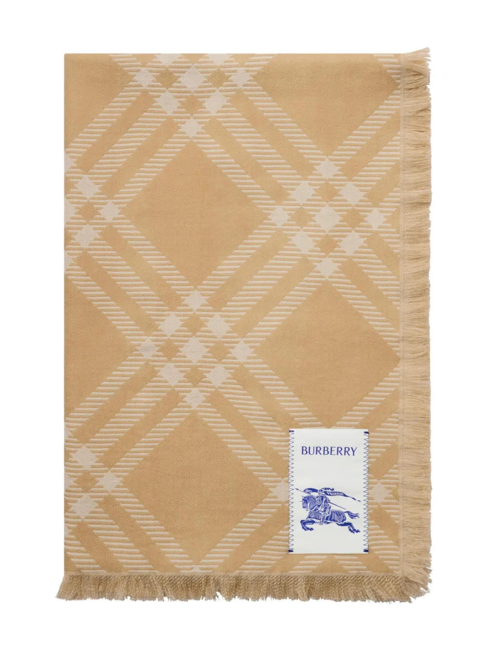Burberry wide check-print scarf | Women | Image 2