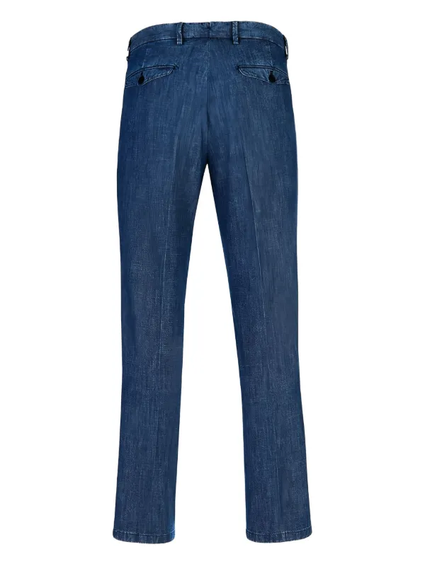 24SS BRIGLIA1949 DNM 2プリーツ デニム スラックス Briglia 1949 プリーツ ジーンズ | ブルー | FARFETCH JP