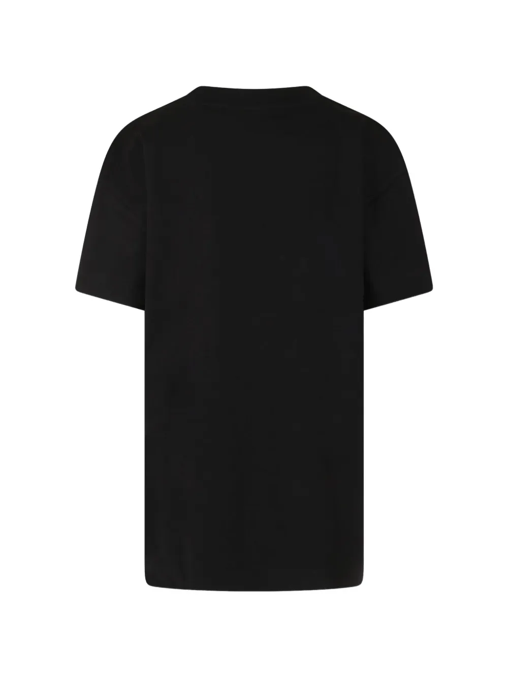 Moschino Kids Jurk met korte mouwen en tekst Zwart