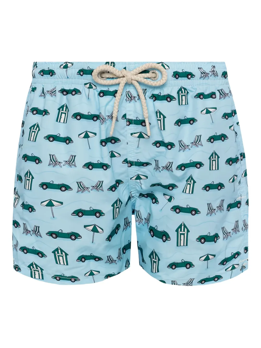 MC2 Saint Barth Kids Zwembroek met print Blauw