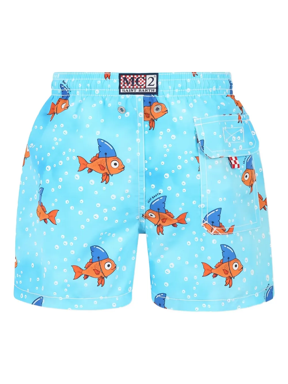 MC2 Saint Barth Kids Jean zwembroek Blauw