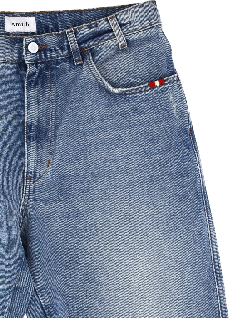AMISH Katoenen jeans Blauw