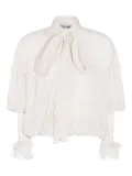 Blumarine silk shirt - White