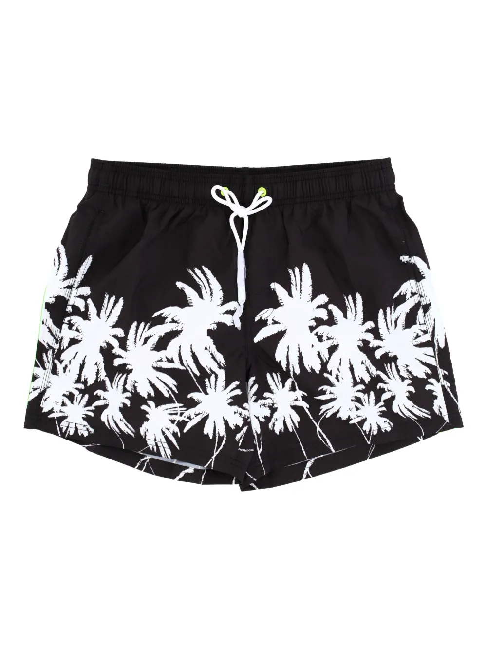 Sundek palm tree-print swim shorts | Black | Image 1