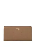 Michael Michael Kors pebbled leather continental wallet - Brown