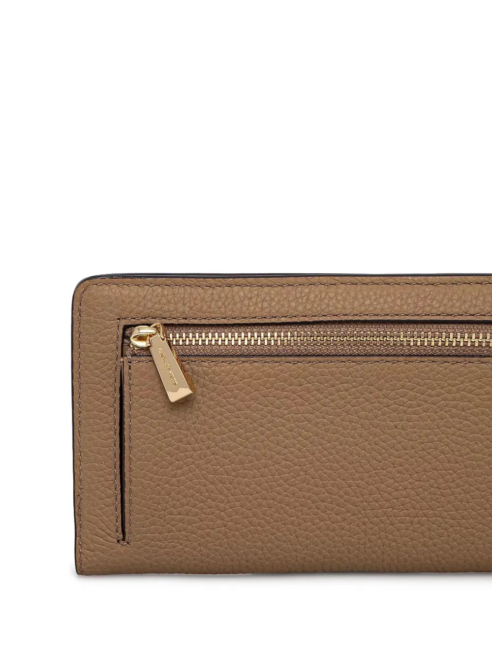 Michael Kors Portemonnee van bewerkt leer Bruin